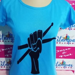Camisa Feminina Baby Look