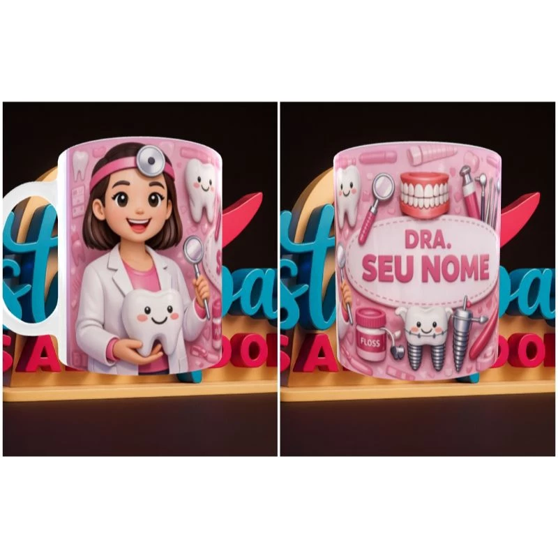 Caneca de Porcelana 350 ml - Imagem 4